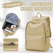 Multi-Pocket Casual Backpack Unisex, Waterproof Durable Work School Travel Backpack, Laptop Compatible, Lightweight Breathable Back Design, Adjustable Shoulder Straps, Suitable For School, Work, Travel And Daily Commute, Randomly Distributed New And Old Versions - Multicolor - View 16