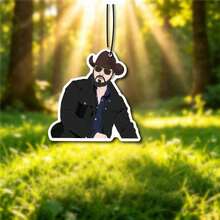 'Cool Cowboy' Car Air Fresheners,Cute Aroma Diffuser,Paper Scented Tablets, Wardrobe Fragrance Decor, Interior Pendant Accessories, Hanging Ornament For Rearview Mirror Or Vent Clip, Ideal Gift For Friends - A - View 4
