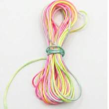 Silk Thread Satin Cord 2mm - 5 Meters Various Colors - Multicolor 62 - View 3