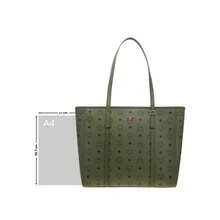 Mcm Liz Visetos Senior Vision Embroidery Women's Shoulder Bag MWPFAMT07K8001 - 苔蘚綠MWPFAMT07K8001 - 查看 7
