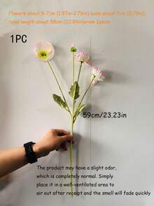 3枝/1枝 虞美人人造花 家居裝飾 絲綢花 絨毛莖 人造花飾品 花束 派對裝飾 婚禮裝飾 餐廳餐桌人造花裝飾 鐵絲可折疊人造花枝 - 彩色 - 查看 11