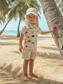 Baby Boys Swimwear - Khaki - View 1