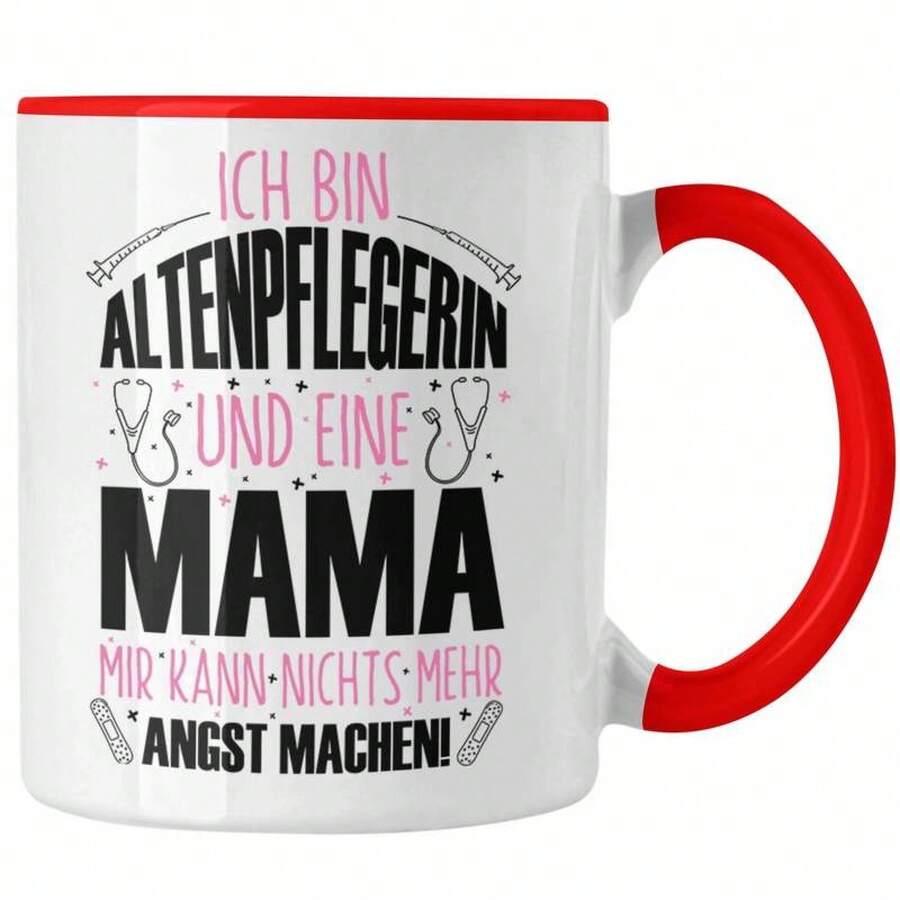 MX24-Hour Shipping-Beautiful Coffee Cup. Mug For Elderly Caregiver, Gift Idea For Mother With Funny Phrase, Mother's Day Gift For Elderly Care. Funny Coffee Mugs To Give As Gifts On Birthdays, Christmas And Easter, As Well As For Daily Use At Home Or In The Office. - 3 - 查看 1