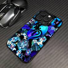 Vinilo azul cian con scratch de música DJfunda de teléfono Fundas compatibles con ,Apple,VIVO,OPPO,,, y Honor.Fabricadas en silicona TPU,ofrecen protección contra golpes y caídas. - Negro - Ver 3