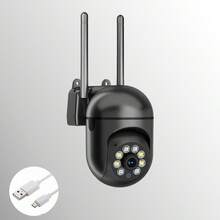 1080P HD 無線 WiFi 智慧家庭安全攝影機，動態偵測、彩色夜視與警報推送通知，支援 2.4GHz 無線網路，壁掛式室內監控攝影機，可透過手機 App 控制。適用於家庭安全監控、長者與兒童照護，USB 供電。 - 彩色 - 查看 11
