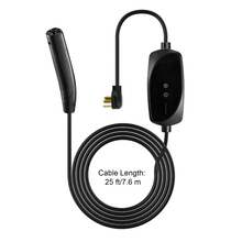 Level 2 Tesla Charger, 40 Amp Adjustable Current, 240V Portable Home Electric Car EV Charger With 25 Ft Charging Cable, NEMA 14-50P Plug, LCD Display, NACS Connector, For Tesla Model Y/X/3/S - For /X/3/S - View 10