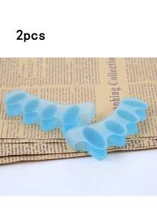 4Pcs Silicone Toe Separators Pads Unisex Soft Shock Absorption Toe Spacers Anti-Slip Anti-Wear Lightweight Foot Pads Insoles Comfortable Toe Cushions For Daily Wear Walking Running - A - 查看 10
