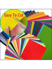 66/40/22/10pcs Handmade Felt Squares, Multiple Colors Available, Suitable For Halloween/Thanksgiving/Christmas DIY Crafts, Cutting, Sewing, Modeling And Home Decor - Felt Cloth - View 4