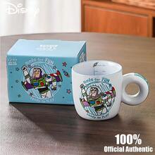 Disney Official Authentic Buzz Lightyear Cross-Generation Ceramic Mug Donut Cup Home Drinking Cup Milk Measuring Cup - Multicolor - View 12