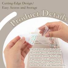 KLONKEE Triangular Sorting Tray, 5/20/30pcs White Plastic Bead Sorting Trays, DIY Craft Jewelry Project Bead Sorting Tray, Plastic White Magic Sequin Rhinestone Tray, Triangular Sorting Storage Board Craft And DIY Art Tray (Triangular) - White - View 3