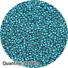 220顆 3mm 捷克玻璃珠，適用於 DIY 珠寶製作、手鍊、項鍊及波希米亞風格手工藝 - diy烤漆米珠 - 查看 14