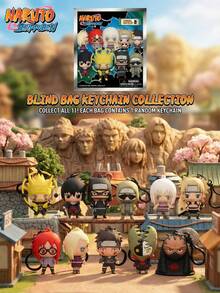 Crunchyroll 1pc Official Authorized Naruto 3D Anime Character Series 6 Mystery Blind Bag Clip Keychain, Random One, Could Be Sasuke Or Other Characters, Birthday, Halloween, Christmas Gift For Dad, Mom, Friends And Anime Fans, Back To School Season Gift - MN-70595 - View 3