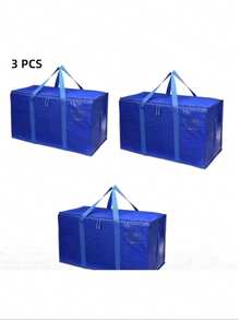 1/3 Paquete de Bolsas de Almacenamiento para Mudanza Extra Grandes y Reforzadas, Asas Reforzadas, Plegables y Planas, Resistentes y Ahorran Espacio, Bolsas de Almacenamiento para Empacar Mudanza, Artículos Esenciales para Dormitorio - Multicolor - Ver 13