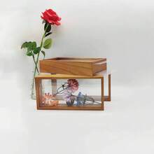 3D Shadow Frames Wooden Double-Sided Deep Box DIY Crafts Memory Box Display Case - A - View 9
