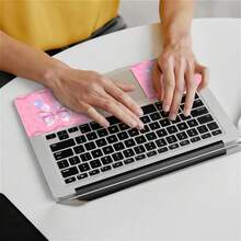 1 Set 15.3*10.6 Inch Laptop Shell Decorative Sticker Suitable For HP Apple Compaq/Apple//HP///15.6 Inch-16 Inch And Below All Series Laptop Printed Pattern DIY Residue-Free Scratch-Resistant Protective Sticker (Includes 2 Wrist Rest Stickers) - View 5