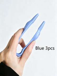 3Pcs Fine Motor Skills Training Clips Random Color Thickened Plastic Hand Grip Exercise Tool Smooth Opening Comfortable Grip, Assorted Mixed Colors - Multicolored Tweezers - View 8