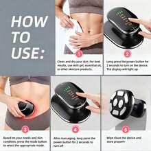 New Slimming & Shaping Device, USB Rechargeable Colorful Lightweight Body Massager, Suitable For Women Home Use, Mother's Day Gift - 彩色 - 查看 11