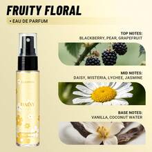 Daisy 30ml 水果花香噴霧，黑莓、梨、雛菊、紫藤、荔枝、茉莉、香草、椰子水，持久浪漫香氣 - 適合各種場合 - 如工作 - 學習 - 約會與用餐 - 節日完美禮物 - 雛菊 - 查看 3