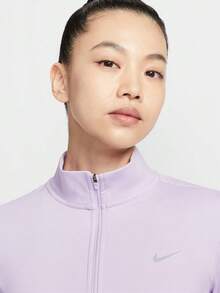 Nike 女款 AS W NK SWIFT DF FZ MDLYR 針織全拉鍊無帽夾克 IB1999-511 - 淡紫色 - 查看 4