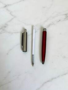 1/6/10 piezas Bolígrafos de metal, color aleatorio, bolígrafos de clic elegantes para negocios con recarga de tinta negra de 1.0mm, adecuados para profesionales de negocios, trabajadores de oficina, maestros, estudiantes y talla grande. También un regalo ideal para vacaciones, cumpleaños, graduaciones, nuevos empleos, agradecimiento corporativo y visitas a clientes. - Bolígrafo de metal - Ver 8