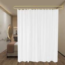 TFCFL 1 Pcs Privacy Partition Curtain, Wall Mounted Curtain, Curtain Room Divider For Offices, Conference Rooms, Beauty Salons, Patio Glass Doors, Bedrooms, Living Rooms, Bars, Hospitals, Laboratories, SPAs, Student Dormitories - 1PC - View 4