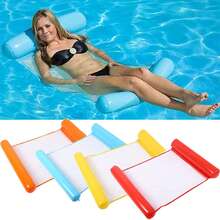 2pcs Outdoor Swimming Pool Inflatable Floating Lounge Chair, Adult Floating Raft, Inflatable Swimming Pool Supplies, Summer Swimming Pool Floats, Holiday Essentials - Baby Blue - View 13