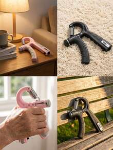 Upgraded Grip Strength Trainer With 5-60kg Adjustable Resistance Sleek Hand Grip For Men Women Athletes Muscle Gripper Perfect For Home Office Break Forearm Strengthener Home Workout Accessories Gym Exercise Equipment Accessory - Grip Strength Device - View 8