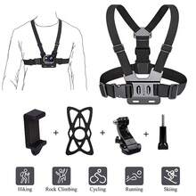 Chest Mount Bracket, Action Camera Chest Strap Accessory, Action Camera Cycling Accessory - Multicolor - View 3