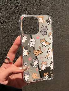 Pixel Art Katzenmuster Spiegel Handyhülle kompatibel mit iPhone 13/15/16/17pro/17/14/17/15pro/15 Plus/15 Promax/7plus/8plus/X/Xs Max/Xr/11pro/12pro/13pro/14pro/12mini/13mini/11promax/12promax/13promax/14promax/14plus/17pro Max/17Air/6/6s Plus/7/8/16Pro/16plus/16promax/Se2 & kompatibel mit Samsung Galaxy/A54/A14/A12/A13/A15/A32/A33/A24/A52S/S20/S21/S22/S23/S24/S23Plus/S24ultra/S25/A33/A23/A07/A17/S26/A56/A57 - Verschiedenfarbig - Übersicht 5