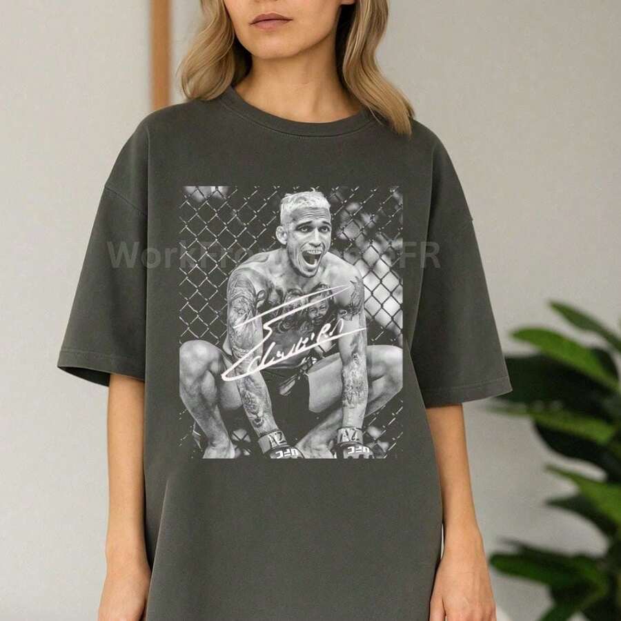 Camiseta de Demetrious Johnson U1FC, Regalo para Fanáticos de MMA - Negro 9 - Ver 1