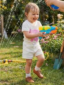Baby Girls T-Shirt Co-Ords - White - View 1