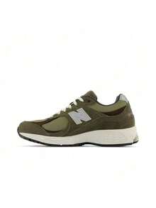 New Balance NB 2002R 百搭 織品豬皮 低筒 休閒城市通勤跑步鞋 男女同款 綠色 - 墨綠色 - 查看 23