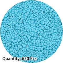 650顆 3mm 捷克玻璃珠 - 適用於DIY珠寶製作、手鍊、項鍊和波希米亞風格手工藝品 - diy米珠 - 查看 20