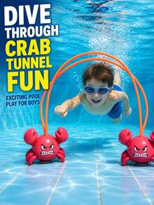1 pieza Juguete de aro de buceo para piscina para niños, alta estabilidad, sin necesidad de montaje, aro de natación para buceo subacuático, entrenamiento deportivo acuático para edades 4,5,6,7,8,9,10,11,12 niños y adolescentes - Multicolor - Ver 8