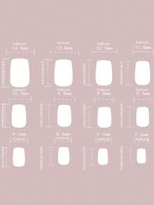 24pcs Medium European Square Fake Nails, Royal Blue And Silver Floral Contrast, Elegant And Exquisite, Brightening And Skin-Flattering, Full Coverage Removable Women's Manicure Set, Suitable For Parties, Balls And Daily Wear - Blue - View 6