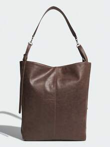 Adidas Originals Unisex U Belted Tote Shoulder Bag KT0863 - Brown - View 3