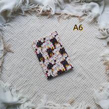 Japanese Lucky Cat Print Fabric Book Cover, Reusable Cloth Book Sleeve For A5 A6 Journals, Decorative Notebook Protector For Planner & Diary - Sets - View 14