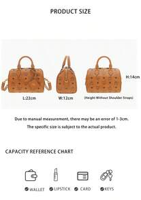 Mcm Ella Senior Visionary Lady Shoulder Strap Handbag - 干邑色MWBFAEA03CO001 - 查看 10