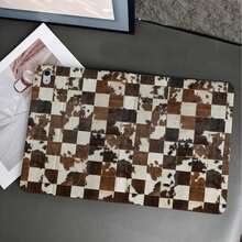 1件裝牛紋格紋平板保護殼，附筆槽，相容 iPad 10代 Smart Case/Air 13(M3 2025)/Air 11/11(A16 2025)，相容 Oppo Pad、 Matepad、Vivo Pad、Honor Pad、Xiaoxin Pad - 彩色 - 查看 2
