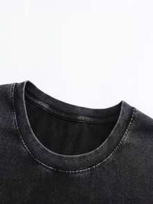 Men T-Shirts - Black - View 5
