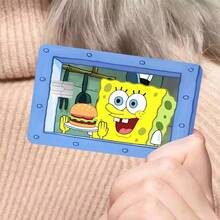 SpongeBob SquarePants 2pcs Cartoon Card Stickers, Suitable For Bank Cards, Bus Cards And Subway Cards, Waterproof - Multicolor - View 2