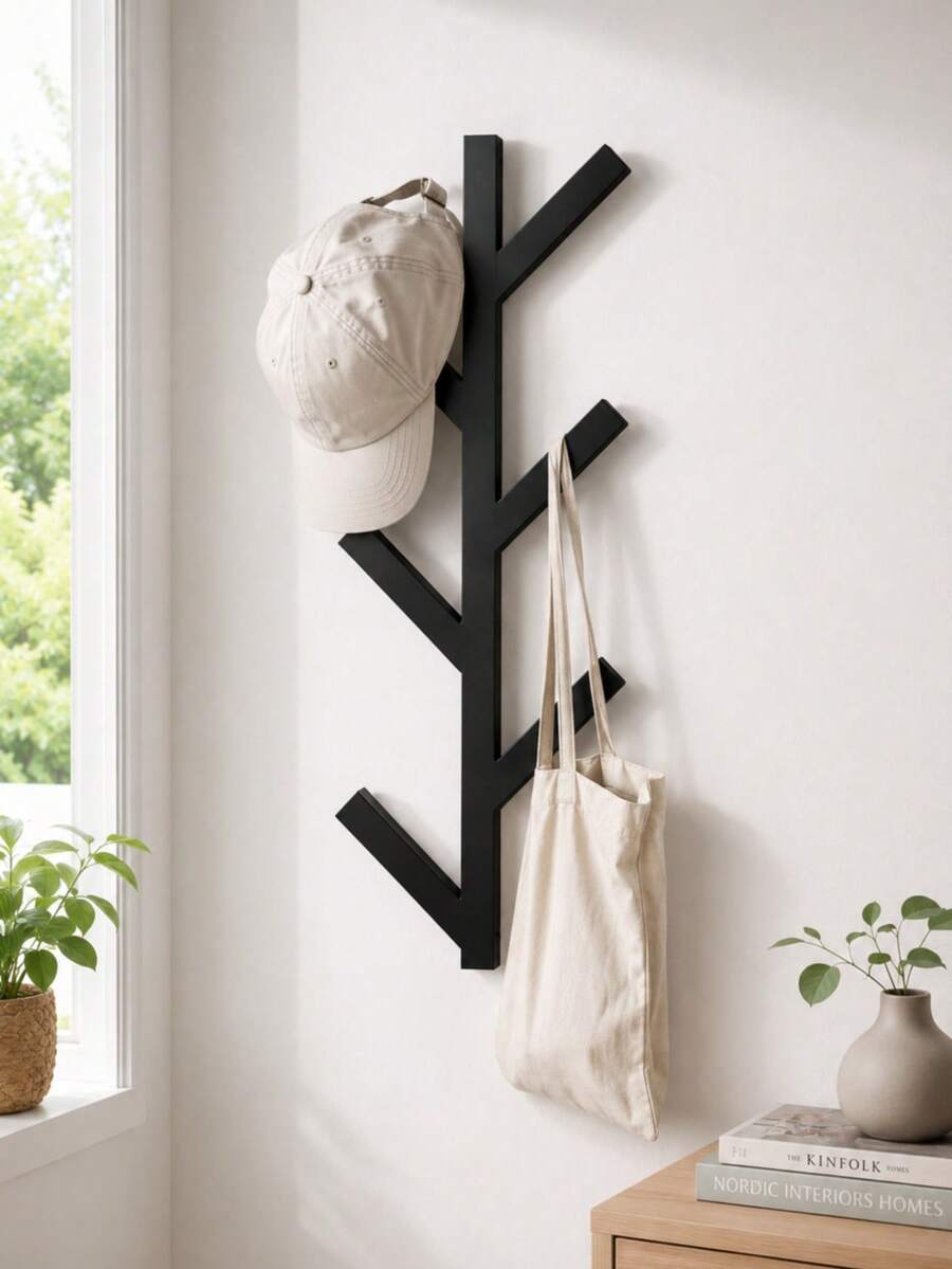 Wall-Mounted Clothes Rack, Family Coat Rack, Living Room European Style Creative Clothes Rack, Bedroom Clothes Rack - View 1