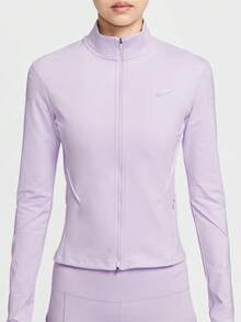 Nike 女款 AS W NK SWIFT DF FZ MDLYR 針織全拉鍊無帽夾克 IB1999-511 - 淡紫色 - 查看 5