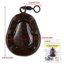 Hengjia 1pc Fishing Sinkers, 2/2.5/3/3.5/4oz Multiple Sizes, Suitable For Freshwater And Saltwater, With Fishing Connection Ring - Multicolor - View 6
