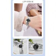 Casio Multi-Color Dial Watch, Slim Wrist Friendly Waterproof Quartz Watch, Fashion Versatile Wristwatch For Girls - one-size - View 3