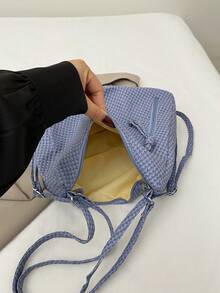 Large Capacity Korean Style Backpack New Crossbody Bag Fashion Versatile Commuter Shoulder Tote Bag - Blue - View 5