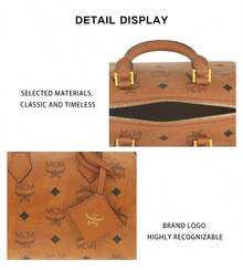 Mcm Ella Senior Visionary Lady Shoulder Strap Handbag - 干邑色MWBFAEA03CO001 - 查看 9