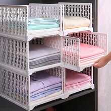 White Wardrobe Drawer Units – Stackable Storage Boxes For Clothes, 2 Sizes Low Or High (44x28cm) - View 6
