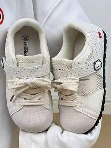 2026 Summer New Arrival Mesh Breathable White Sneakers For Women - Simple Casual Style, Cushioned Insole, Non-Slip, Perfect For Everyday Wear, Commuting, Dates, And School. - Mihei - View 8