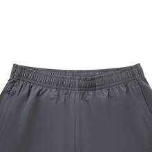 Li-Ning 男款快乾運動短褲 AKSW133，吸濕排汗透氣健身與羽球短褲 - 汐墨灰 - 查看 8